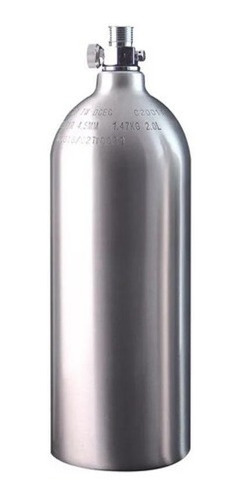 Cilindro Co2 Tipo Ista Alumínio P/ Aquários Plantados 2 L