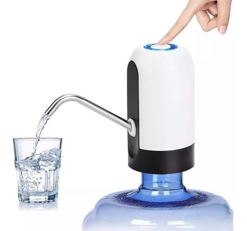 Dispenser Bomba De Agua Para Bidones Recargable Por Usb