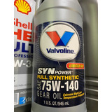 Valvoline 75w140 Synpower Gl5 Sintético 100%ls Made In Usa