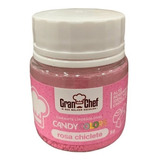 Corante Lipossolúvel Rosa Chiclete Gran Chef Candy Colors 5g