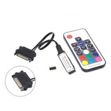 Control Remoto Inalámbrico Led Rgb 12v Sata 4pin Rf Wireless