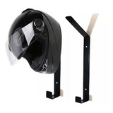 Base Soporte Para Casco Chaqueta De Moto Metal