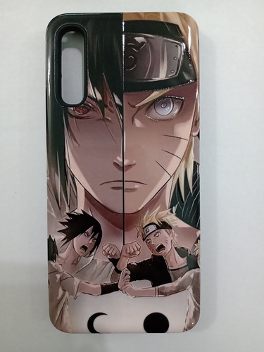 Funda Reforzada Naruto Sasuke Compatible Con Samsung A50