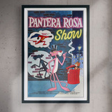 Cuadro 60x40 Cartoons - Pantera Rosa - Poster Vintage