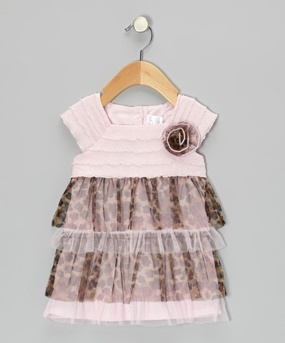 Vestido Animal Print Niña 24 Meses Importado Usa Youngland 