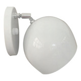 Luminária Arandela Led De Parede Enerlux Arandela Retrô Bola Cor Branco 110v/220v