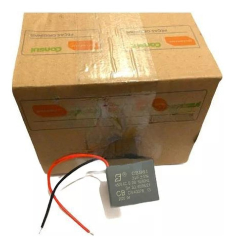 Capacitor 3uf Climatizador Consul C1f07 C1f06 C1r07 110v 