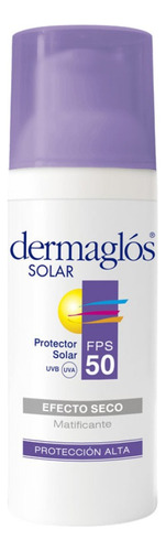 Dermaglos Facial Fps50 Efecto Seco Matificante Sin Color 50g