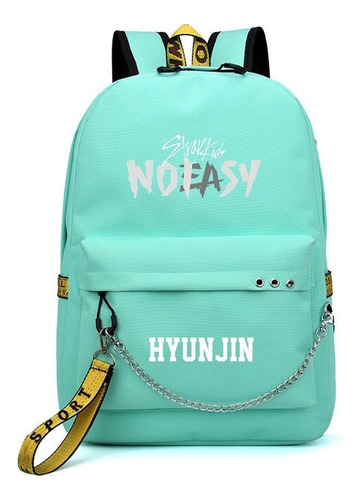 . Mochila Kopo Stray Kids Usb Bolsa Felix Hyunjin Livro Esco