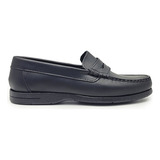 Mocasines Hombre De Cuero Nauticos Clasicos Base Febo Comodo