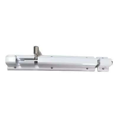 Pasador Para Puerta O Ventana De Aluminio 30 Cm Color Blanco | MercadoLibre