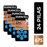 Duracell Pila Auditiva 675, Zinc Aire 1.45v, 24 Pilas