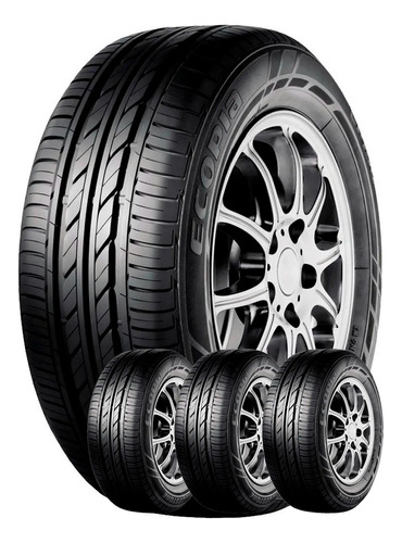 Kit 4u Cubiertas 195/55 R16 87v Ecopia Ep150 Bridgestone Pr