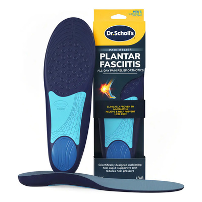 Plantillas Dr Scholl Fascitis Plantar Hombre Dolor Tamaño De La Plantilla 8-13 | Envío gratis