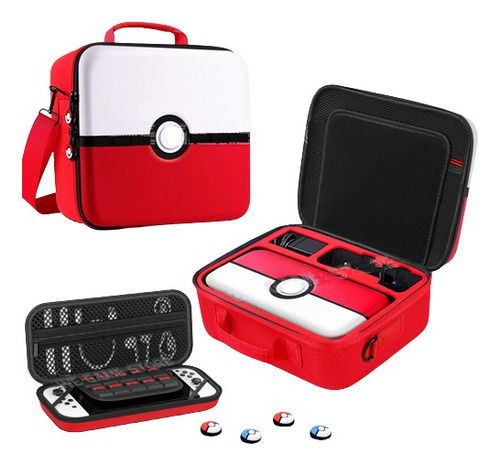 Bolsa Case Premium Para Nintendo Switch Oled Modelo Pokemon