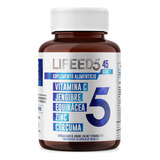 Suplemento Lifeed5 Inmune Vitaminas Minerales 45 Cápsulas Sabor Sin Sabor