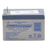 Batería De Respaldo Powersonic 12v 12ah Agm/vrla Ps-12120-nb