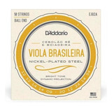 Encordoamento Para Viola D'addario Ej82a Cebolão Em Ré 02735