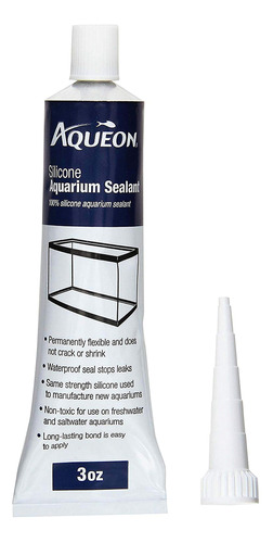 Aqueon Sellador De Silicona Transparente Para Acuario, 3 Onz