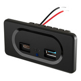 Cargador De Coche 12 Con Voltios (panel De Montaje Usb) (pd&