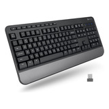 Teclado Inalámbrico Usb Multimedia X9 Escritura Cómoda Y Con