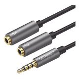 Cable Y 3.5mm A 2 Salidas 3.5mm Ctia Trs Núcleo Cobre Tpe