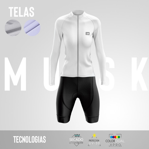 Uniforme Jersey Malliot+badana Ciclismo Muisk,hombre Y Mujer