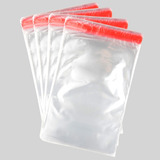 Saco Plástico Adesivado Transparente C/ Aba 30x40 C/ 100 Un