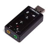 Tarjeta De Sonido Usb Audio 7.1 Canales 3d Virtual Dj Digita