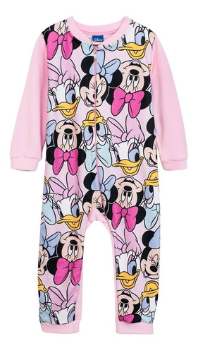 Pijama Enterito Polar Disney Minnie Mouse Daisy Lic Original