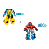 Optimus Prime  E Bumblebee Robô Rescue Bots Energi