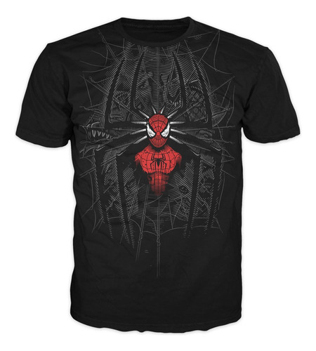 Camiseta Spiderman Marvel Superheroes Adulto Exclusiva 