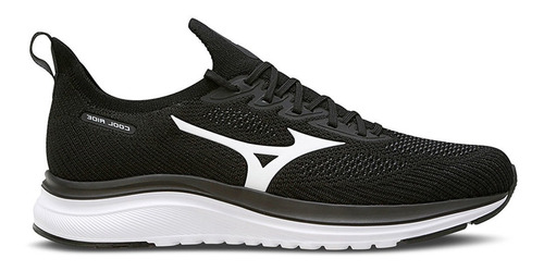 Tênis Mizuno Cool Ride - Masculino - Preto+branco