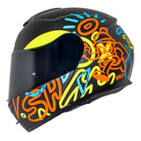 Casco Abatible Moto Art Naranja Matte Talla M Sh3910 Shaft