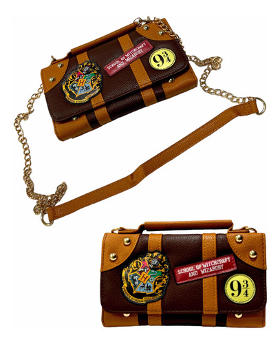 Cartera Harry Potter Con Billetera Plataforma 9 3/4