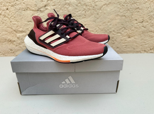 Tenis Uso adidas Ultraboost 22 W Correr Rojo 23.5 Cm Maraton