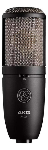 Micrófono Akg P420 Condensador Cardioide Color Negro