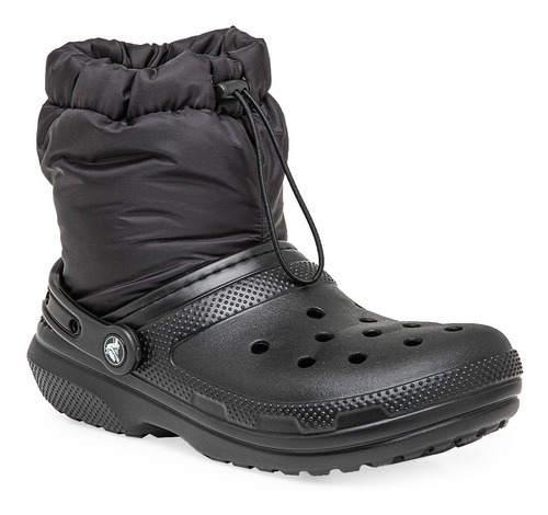 Botas Crocs Classic Lined Neo Puff Mujer Negra Solo Deportes