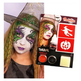 Maquillaje Artístico Para Niños Halloween Terror Pintafan