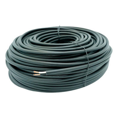 Cable Eléctrico Uso Rudo 2x12 25m Cobre Cubierta Negro | Envío gratis