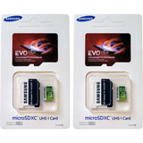 Kit 2 Cartões Memória Samsung 1024gb Evo Select Card + Adapt