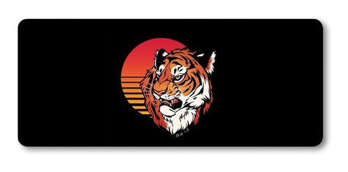 Mousepad Xxl 80x30cm Cod.096 Tigre Simple Negro