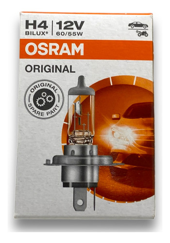 Lampara H4 Osram 12v 60/55w P43t Alta Y Baja Bilux Alemana Foto 8