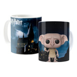 Mug Dobby Personaje Harry Potter Taza Ceramica 11onz