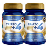 Kit 2x Tripto + 4 (triptofano) 60 Caps 500mg - Herbolab