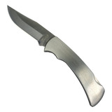 Canivete Simples Inoxidável Com Clipe 18,5 Cm