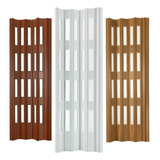 Puerta Plegadiza 10mm  Pvc C/4vidrios Combinados 1,40 X 2 