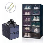 14pcs Cajas Organizadoras Apilables Para Zapatosrebajas Popu