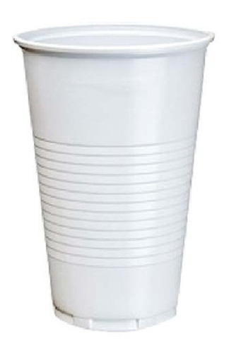 Vaso Plastico Descartable 220cm3 Blanco X 100u