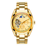 Reloj G-force Original At795a Automatico Dorado + Estuche